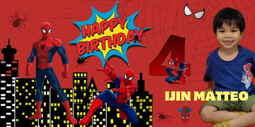 Banner for Birthday