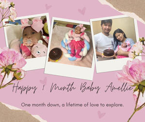 1 month of baby